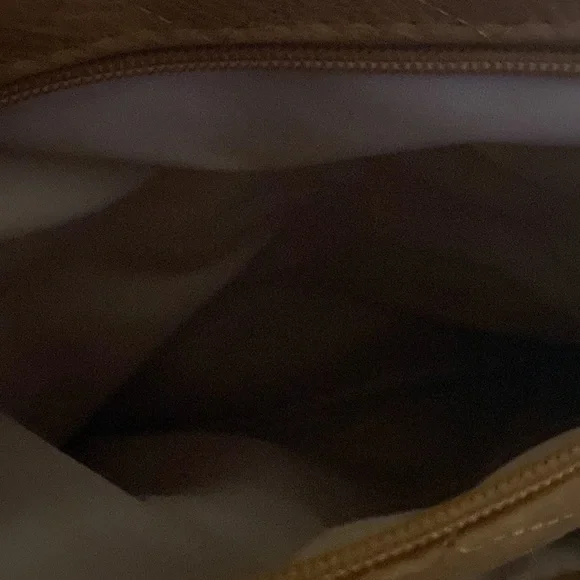 Beige tan vintage cross body boho purse - Picture 4 of 4